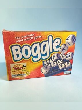 Vintage BOGGLE 1999 EDITION HASBRO 3 Minute Word Search Game Parker Brothers NWT